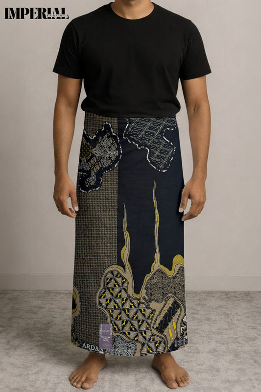 ARDAN BATIK PLM SARONG - OLIVE NOIR
