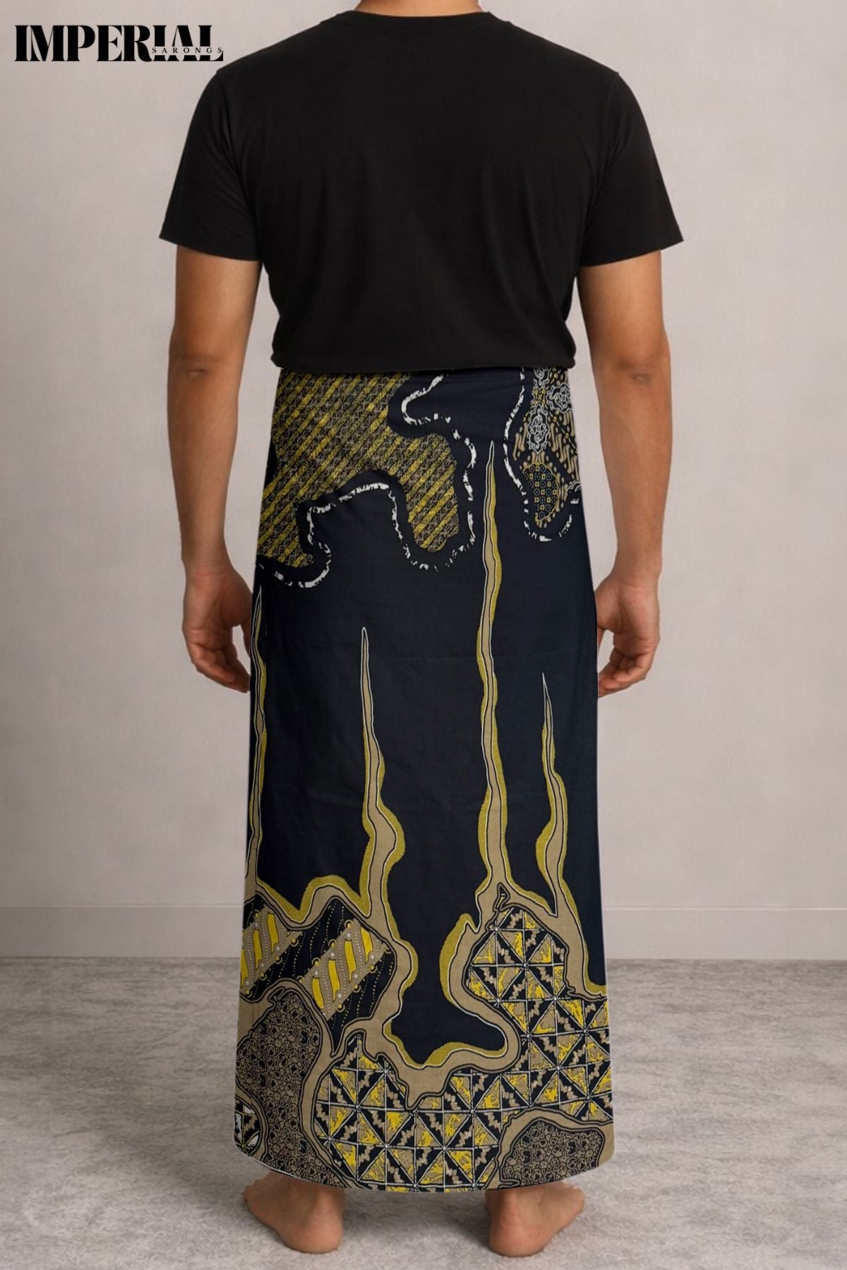 ARDAN BATIK PLM SARONG - OLIVE NOIR