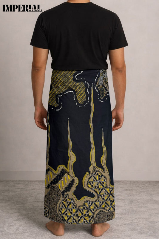 ARDAN BATIK PLM SARONG - OLIVE NOIR