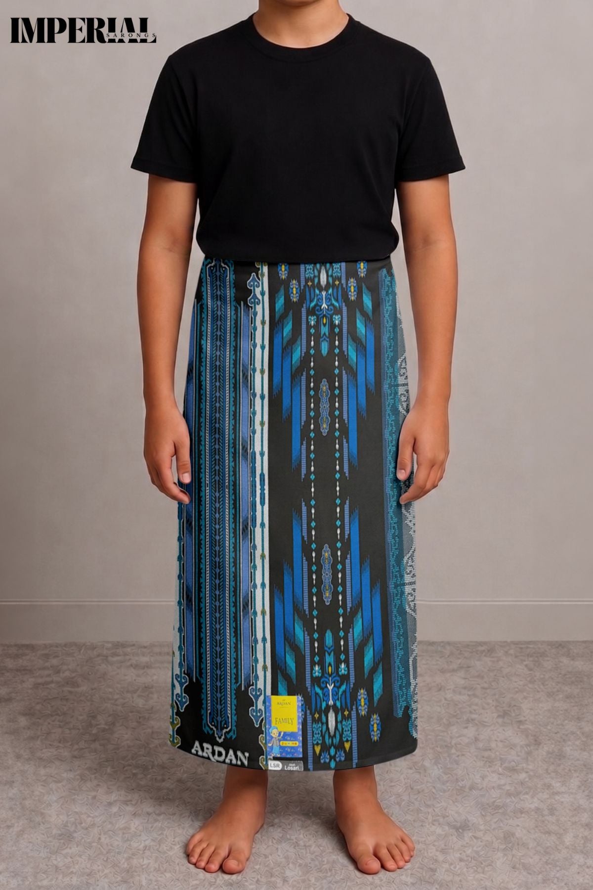 JUNIOR ARDAN LSR SARONG - IMPERIAL BLUE