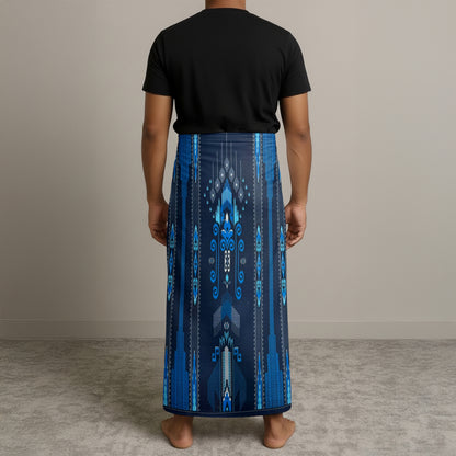 MENS BHS SARONG - NAVY / ELECTRIC BLUE