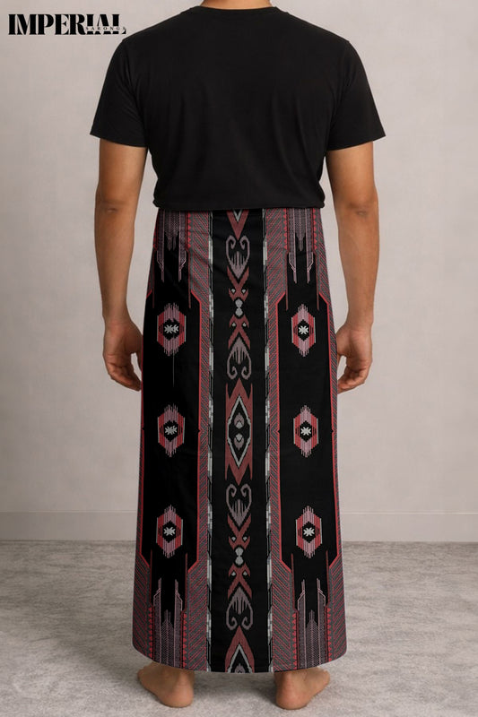 ARDAN ABW SARONG - BURGUNDY ECLIPSE