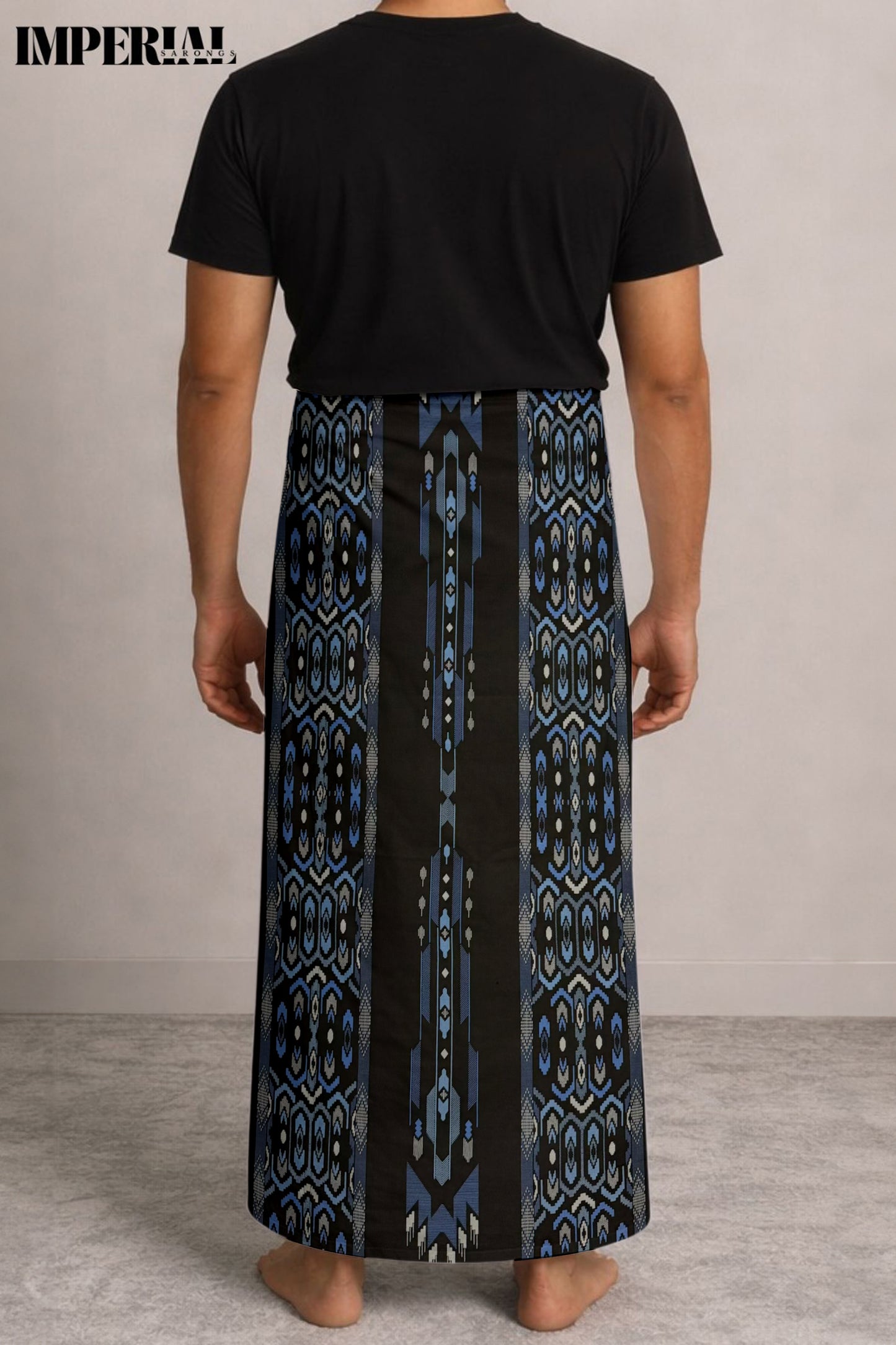 ARDAN KRA SARONG - SAPPHIRE NOIR