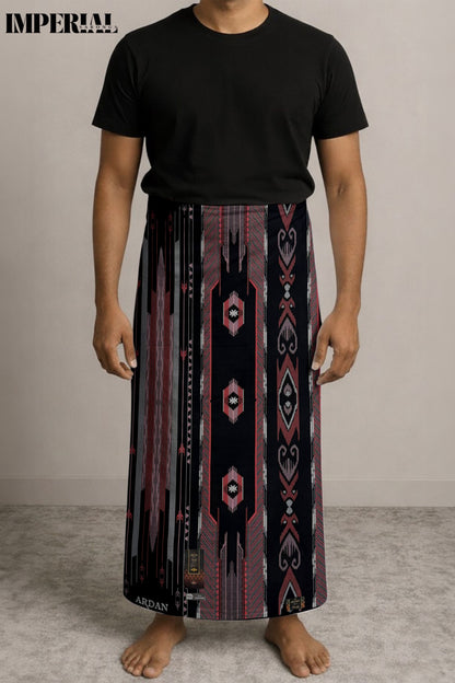 ARDAN ABW SARONG - BURGUNDY ECLIPSE