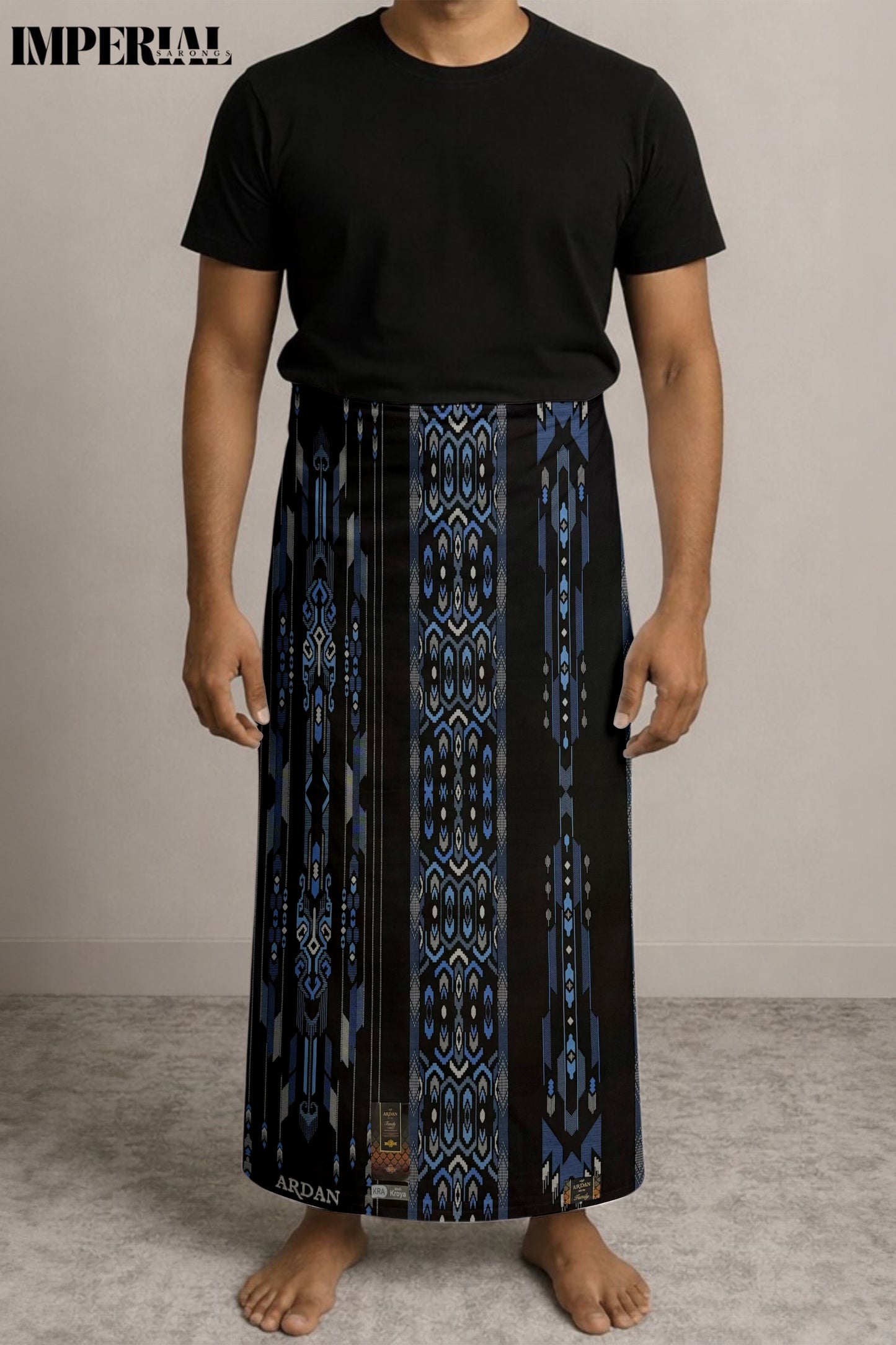 ARDAN KRA SARONG - SAPPHIRE NOIR